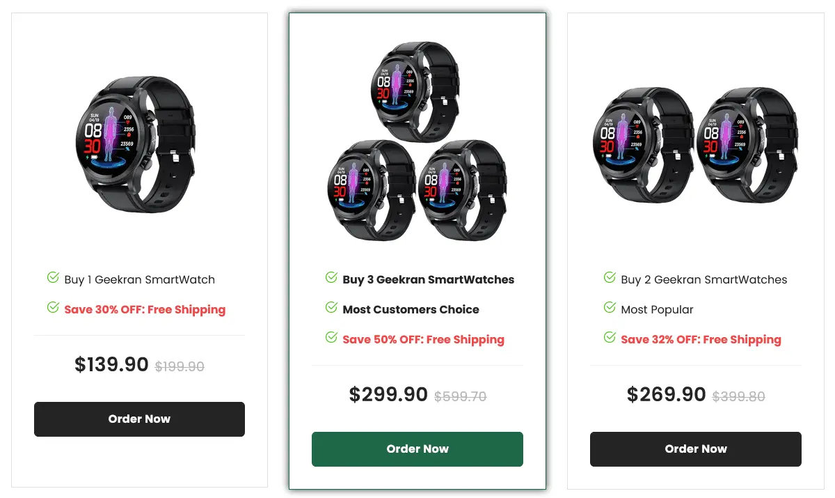 Geekran Smartwatch Buy